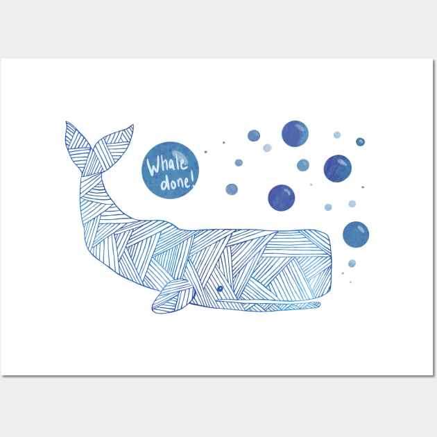 Whale Done Wall Art by LauraKatMax